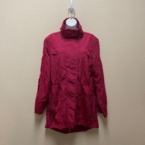 Myanorak Magenta Crinkle Nylon Jacket Small